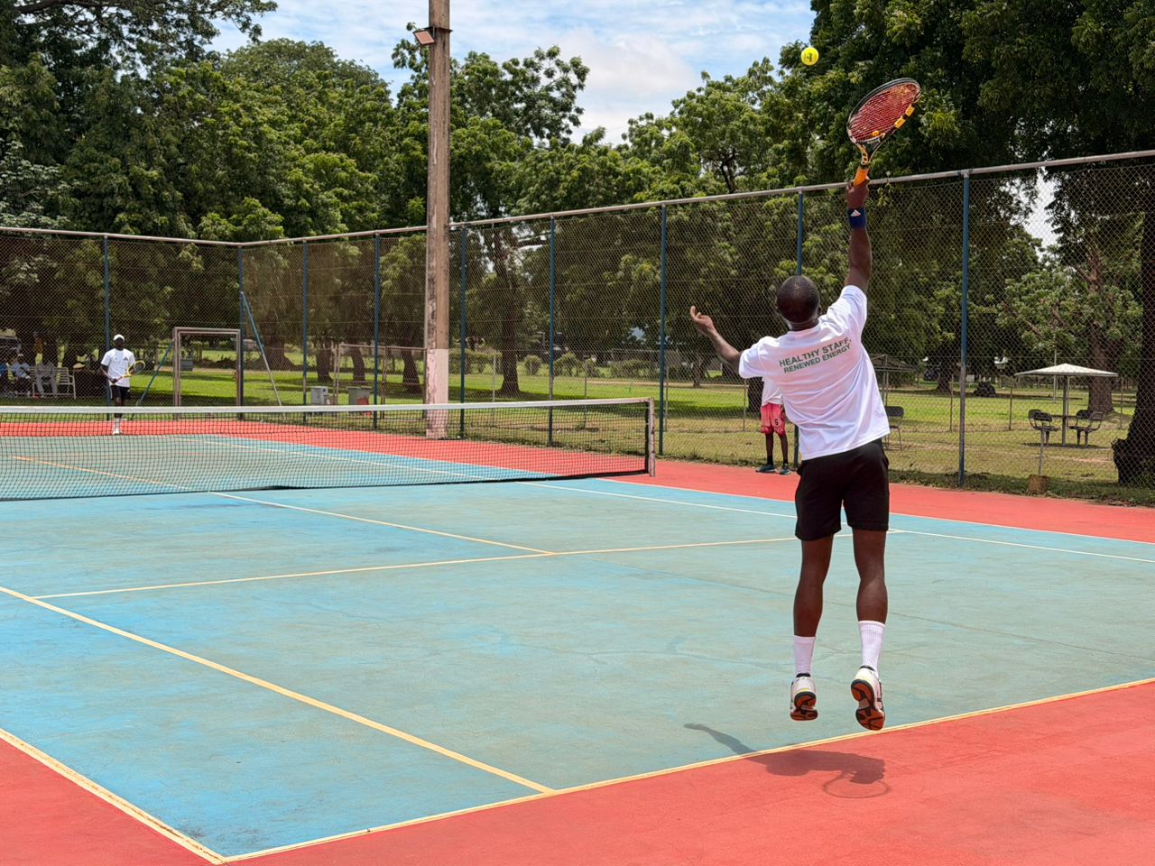 BPA Tennis Club players on court