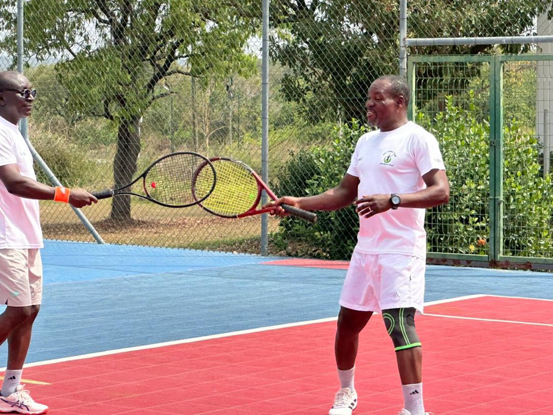 Tennis action at BPA Tennis Club